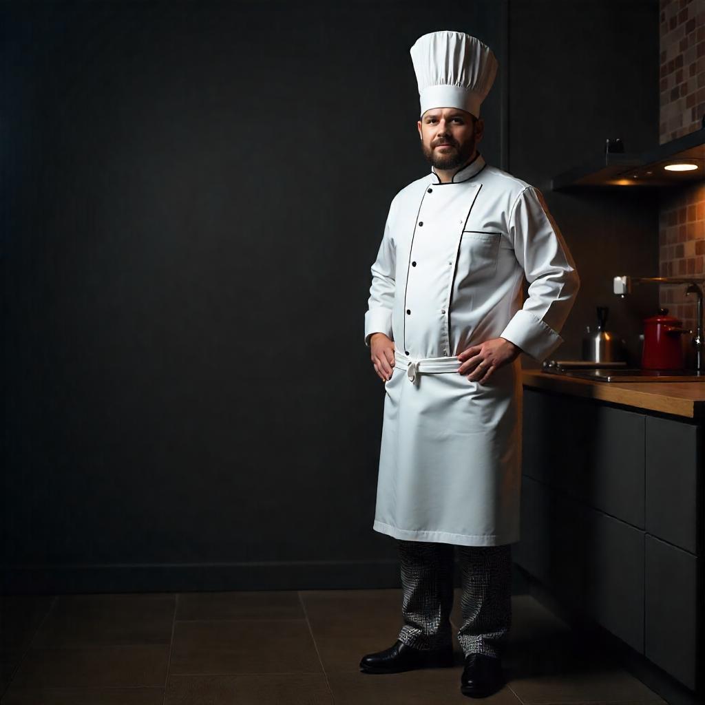 Plain White Chef Coat